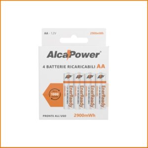 Batteria Stilo Ricaricabili 2900mAh 4pz